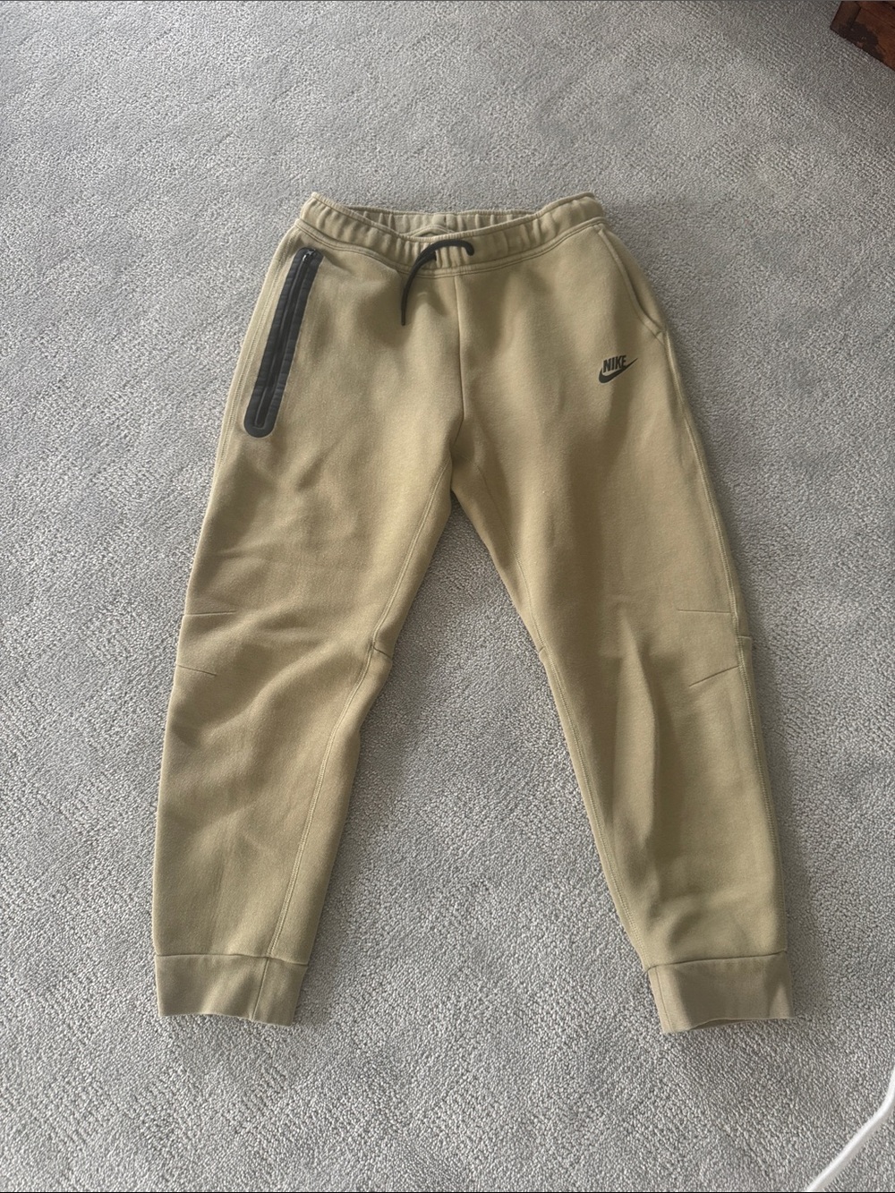 Nike Kids Tan Fleece Jogger Pants